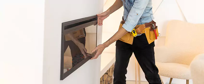 Metal Fireplace Installation in Tooele, Utah