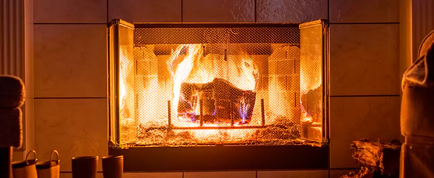 Mendota Hearth Landscape Fireplace Installation in Tooele, Utah
