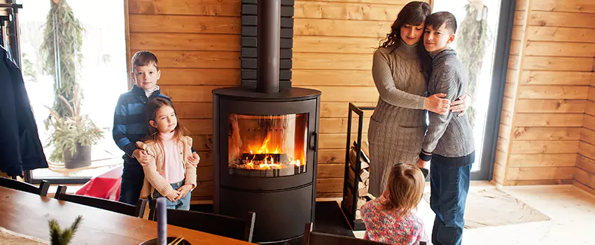 Morso Cast Iron Fireplace Insert Installation in Tooele, Utah