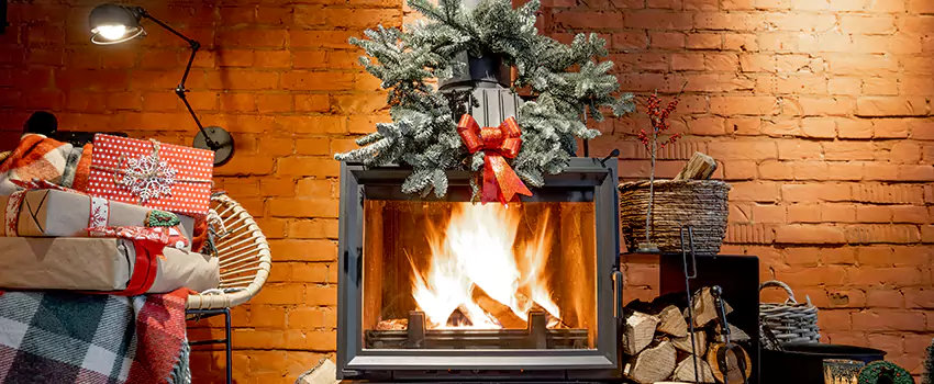 Travis Industries Linear Gas Fireplace Installation in Tooele, Utah