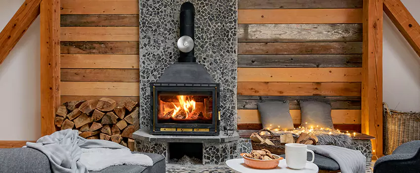 Thelin Hearth Products Direct Vent Gas Stove Fireplace Inspection in Tooele, Utah
